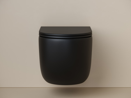 Унитаз подвесной безободковый Ceramica Nova Up CN4007MB черный матовый